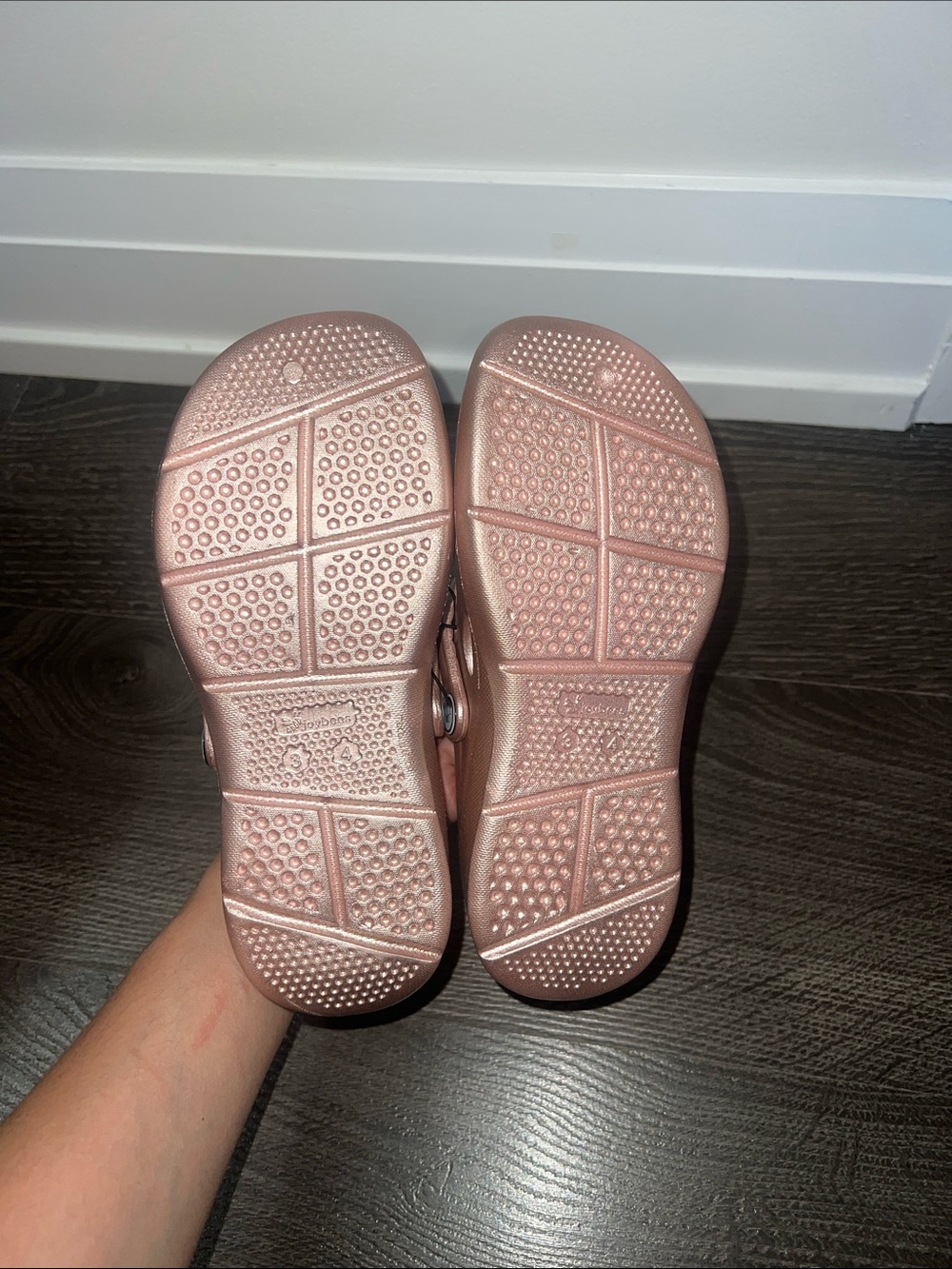 Joybees Kids Metallic Pink Shoes - Picture 4 of 5